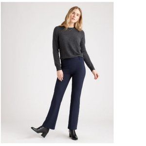 Quince Ultra-Stretch Ponte Bootcut Pant – Petite NWOT Small Navy